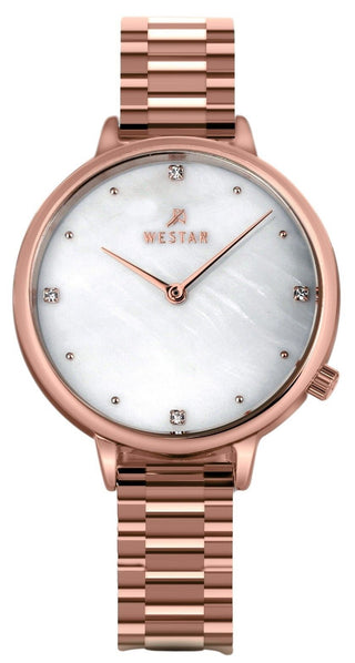 Front view of Westar 00135PPN611 Womens Watch on white background