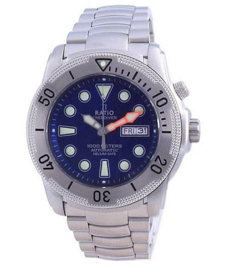 Front view of Ratio 1068MD96-34VA-BLU Mens Watch on white background