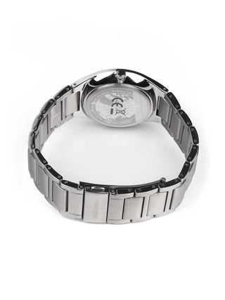 Angle shot of Bering 11739-772 Black Dial Grey Titanium Unisex Watch on white background