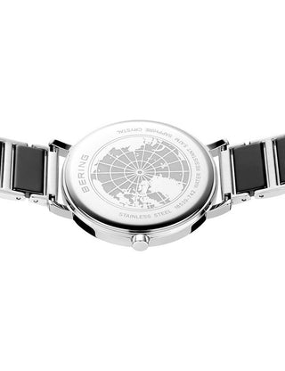 Angle shot of Bering 18539-742 Black Womens Watch on white background