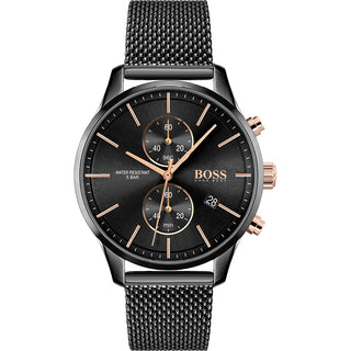 Front view of Hugo Boss 1513811 Watch on white background