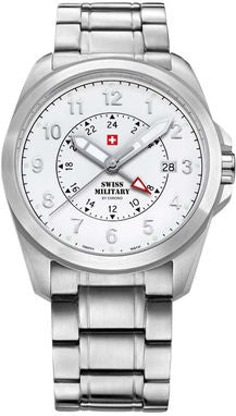 Front view of Swiss Military By Chrono 29000.02 Mens Watch on white background