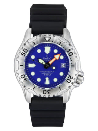 Front view of Ratio 32GS202A-BLU Mens Watch on white background