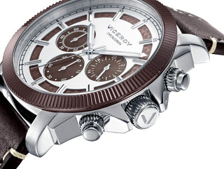 Angle shot of Viceroy Chronograph 471061-47 Mens Watch on white background