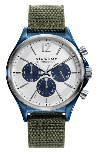 Front view of Viceroy Chronograph 471109-05 Mens Watch on white background