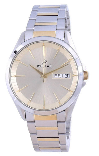 Front view of Westar 50212CBN102 Mens Watch on white background