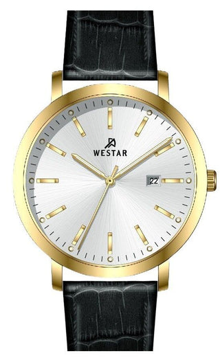 Front view of Westar 50216GPN107 Mens Watch on white background