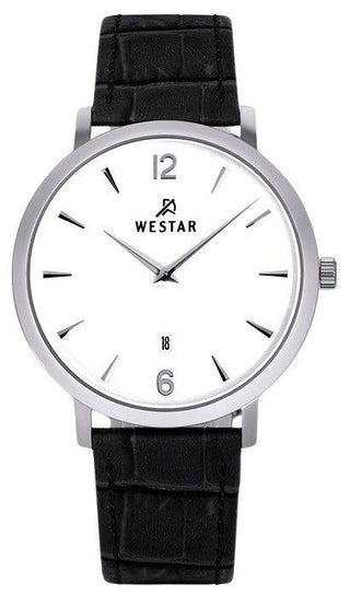 Front view of Westar 50219STN101 Mens Watch on white background