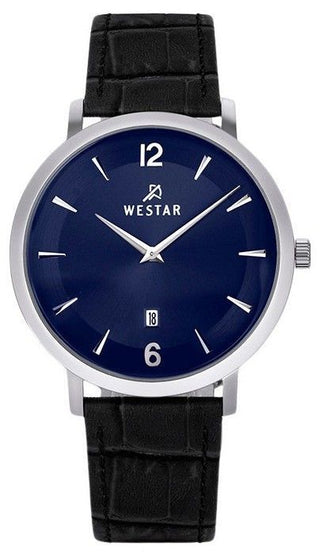 Front view of Westar 50219STN104 Mens Watch on white background