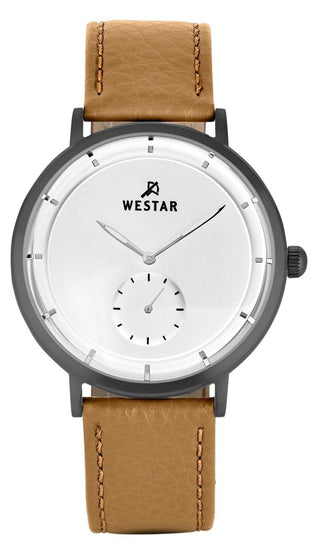 Front view of Westar 50246GGN187 Mens Watch on white background