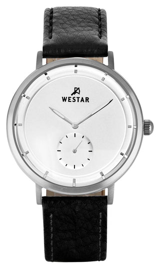 Front view of Westar 50246STN107 Mens Watch on white background