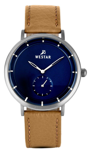 Front view of Westar 50246STN184 Mens Watch on white background