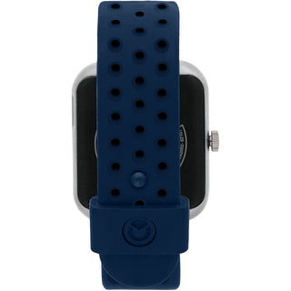 Angle shot of Sector R3251159002 Black Dial Blue Silicone Unisex Watch on white background