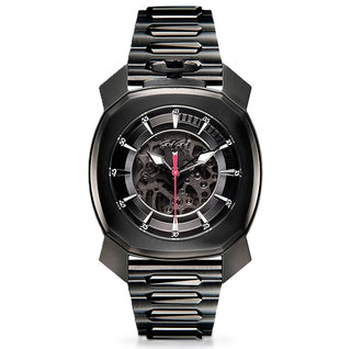 Front view of GaGa Milano Frame One Special Edt 7072FR01K0STSK0 Mens Watch on white background