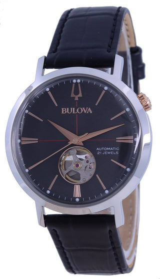 Front view of Bulova Aerojet 98A187 Mens Watch on white background