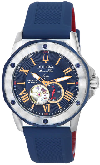 Front view of Bulova 98A282 Mens Watch on white background