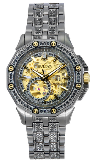 Front view of Bulova 98A293 Mens Watch on white background