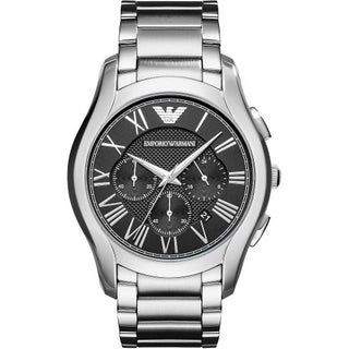 Front view of Emporio Armani Luigi Chronograph AR11083 Mens Watch on white background