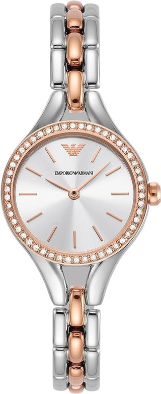 Front view of Emporio Armani Chiara AR11551 Womens Watch on white background