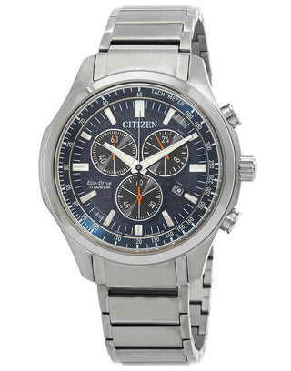 Front view of Citizen AT2530-85L Mens Watch on white background