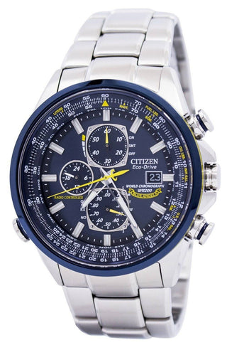 Front view of Citizen AT8020-54L Mens Watch on white background