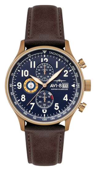 Front view of Avi-8 AV-4011-0O Mens Watch on white background