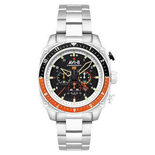 Front view of Avi-8 AV-4100-11 Mens Watch on white background