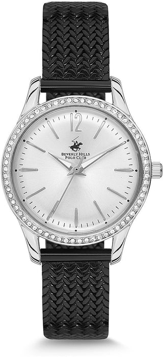 Front view of Beverly Hills Polo Club BH2101-01 Watch on white background