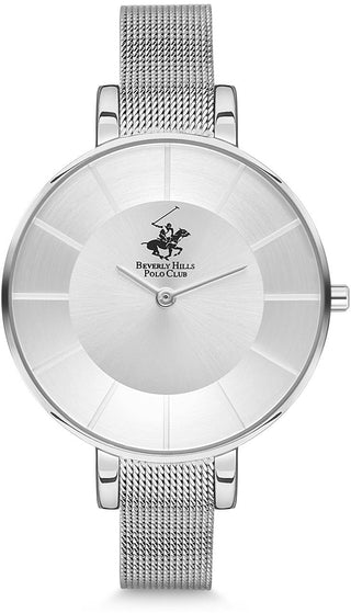 Front view of Beverly Hills Polo Club BH2162-01 Watch on white background