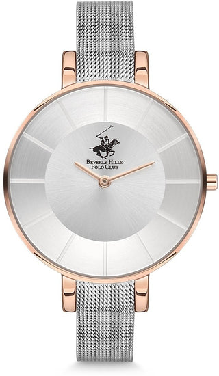 Front view of Beverly Hills Polo Club BH2162-03 Watch on white background