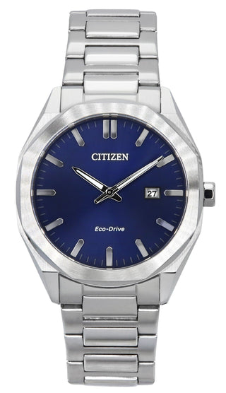 Front view of Citizen BM7600-81L Mens Watch on white background