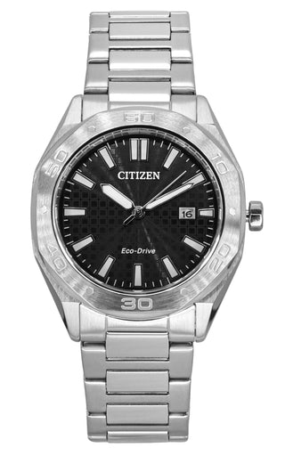 Front view of Citizen BM7630-80E Mens Watch on white background