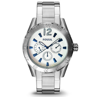 Front view of Fossil Wyatt BQ2105 Mens Watch on white background