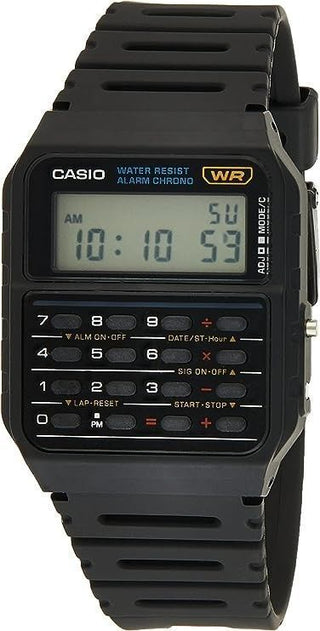 Front view of Casio CA-53W-1ZDR Mens Watch on white background