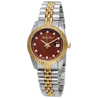 Front view of Mathey-Tissot D810BM.-.MT Womens Watch on white background