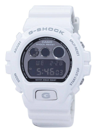 Front view of Casio DW-6900NB-7DR Mens Watch on white background