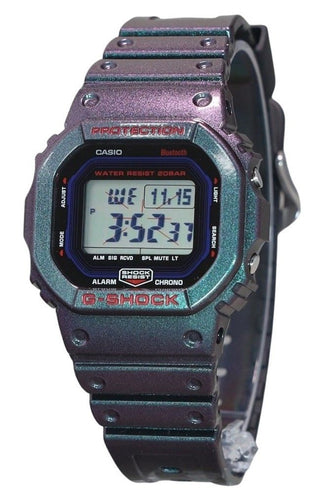 Front view of Casio DW-B5600AH-6 Mens Watch on white background