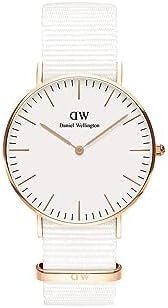 Front view of Daniel Wellington Dover DW00100309 Mens Watch on white background