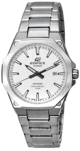 Front view of Casio EFR-S108D-7A Mens Watch on white background