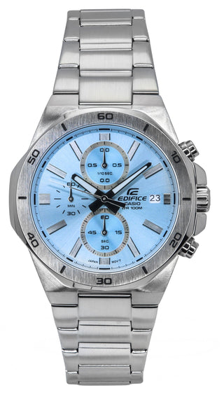 Front view of Casio EFV-640D-2BV Mens Watch on white background