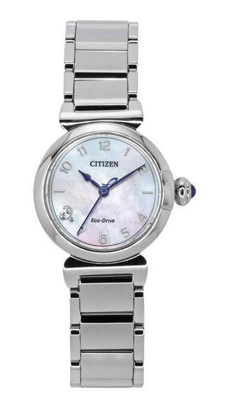 Front view of Citizen EM1130-83D Womens Watch on white background