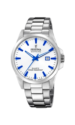 Front view of Festina F20024_5 Watch on white background