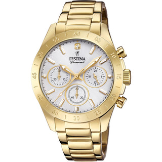 Front view of Festina Chronograph F20400_1 Womens Watch on white background