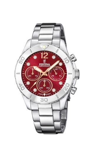 Front view of Festina F20603_2 Watch on white background