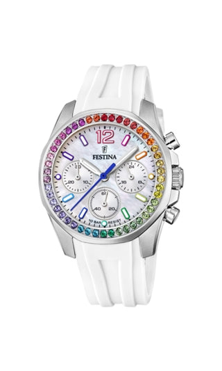 Front view of Festina F20610_2 Watch on white background