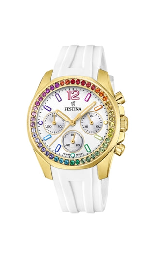 Front view of Festina F20650_2 Watch on white background