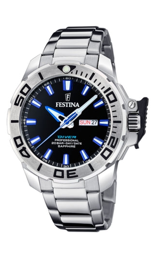 Front view of Festina F20665_3 Watch on white background