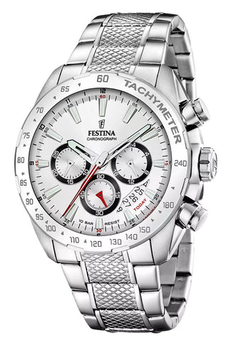 Front view of Festina F20668-1 Mens Watch on white background