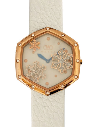 Front view of Wintex Milano Fiocco Di Neve FIOCCO DI NEVE_R BIANCO Womens Watch on white background