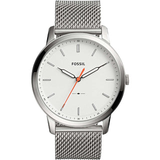 Front view of Fossil The Minimalist FS5359 Mens Watch on white background